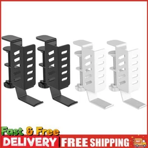 Side Desk Laptop Mount No Drill for Office Home Laptop/Tablet/Keyboard/Headphone - Afbeelding 1 van 13