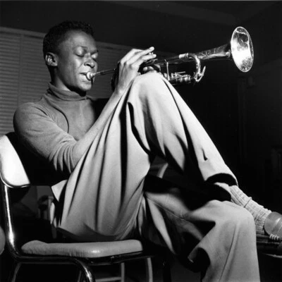 Miles Davis - Poster Kind Of Blue Jazz Music Album Print 12x12" 24x24" - image 1 of 4