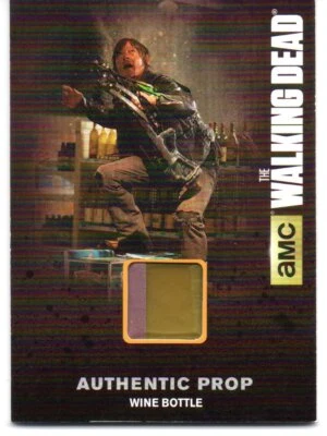 Walking Dead Season 4 Part 2 (2016) AUTHENTIC PROP WINE BOTTLE Card M46 - Image 1 of 2