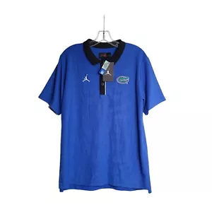 NUEVO Polo Nike AIR JORDAN Florida Gators Para Hombre Talla Pequeña Azul - Logo Jumpman Nuevo con Etiquetas - Imagen 1 de 10