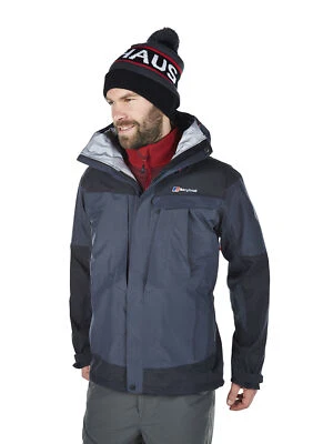 Chaqueta Impermeable Berghaus High Trails 21694/C63 Carbon/Negro NUEVO - Imagen 1 de 3