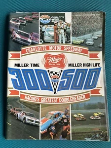 Vintage 1983 Charlotte Motor Speedway 300/500 NASCAR Program Nice Collectible - Picture 1 of 3