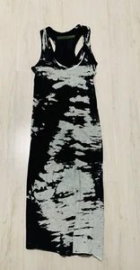 Vestido sin mangas Enza Costa Tie Dye azul/gris/azul bebé nuevo sin etiquetas - Imagen 1 de 5