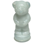 Boyd Art Glass Andy the Bear 1999 Millennium White