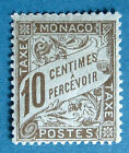 MONACO 1906 SgD32 the rare 10c brown mint MH - very hard to find priced to sell.