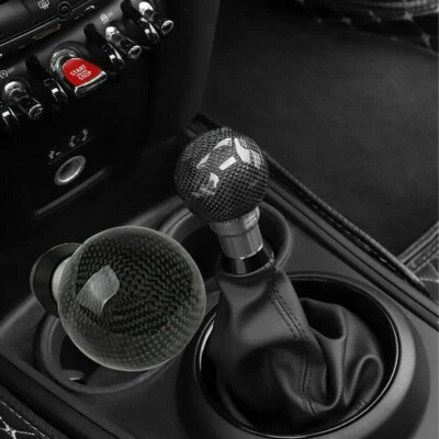 Kohlefaser Auto Schalthebelknauf Für Mini Clubman Mini Countryman 2007 - 2024 - Image 1 of 4