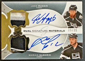 MARIAN GABORIK JAKE MUZZIN 2016-17 UD The Cup Dual Signature Patches Auto 25/35 - Picture 1 of 2