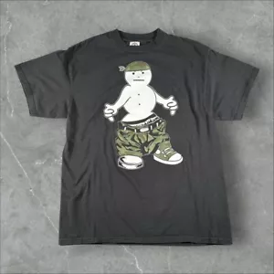 Vintage Jeezy Shirt Mens Large Black 90s Y2K Hip Hop Rap Tee Got That Snowman - Picture 1 of 7