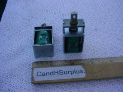 Solenoid 12 volt DC with captive spring return LOT OF 4 PCS - Image 1 of 4