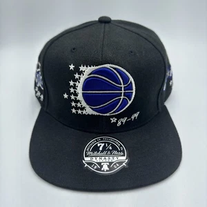 VTG Orlando Magic 89-99 Hat Mitchell Ness Dynasty NBA Snapback Cap Fitted 7 1/4 - Picture 1 of 12