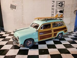 Franklin Mint 1949 Ford Woody Wagon 1:24 Scale Diecast Jan & Deans Surf City Car