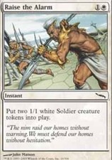 [1x] Raise the Alarm - Foil - Near Mint, English - Mirrodin MTG Magic