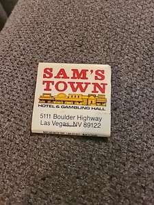 Vintage Matchbook Book of Matches Sam's Town Hotel Casino Las Vegas NV - Picture 1 of 3