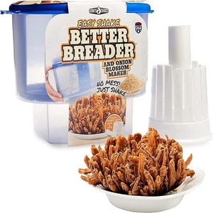 COOK'S CHOICE Onion Blossom Maker & Better Breader Bowl Set - Picture 1 of 1