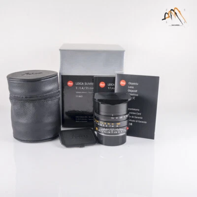 Leica Summilux-M 35mm/F1.4 ASPH/ FLE Black Lens Germany #11364 - Image 1 of 4