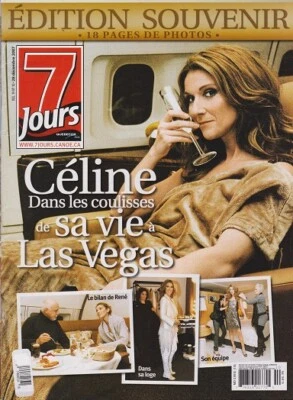 Celine Dion 7 Jours Magazine 2007 CIRQUE DU SOLEIL Stephane Rousseau WILL SMITH - Image 1 of 4