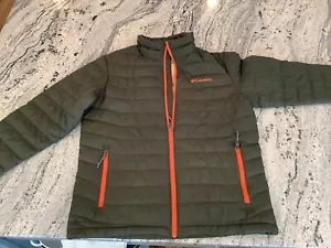Columbia Thermail Coil grüne gefütterte packbare Herrenjacke Mantel M - Bild 1 von 6