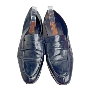 Mocasines Mezlan Penny Para Hombre Talla 11 M Cuero Negro Zapatos de Vestir Sin Cordones España a18 - Imagen 1 de 6