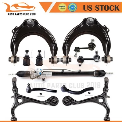 Rack and Pinion Fit for 2004-2008 Acura TSX Upper & Lower Control Arm Tie Rod Foto 1 de 4