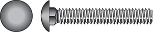 Hillman 240009 Zinc-Plated Steel Round Head Carriage Bolt 1/4 Dia. x 3/4 L in. - Picture 1 of 1