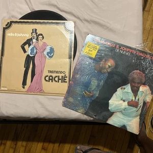 CELIA CRUZ & JOHNNY PACHECO  LOT of 2 LP’s  TREMENDOUS CACHE & DE NUEVO - Picture 1 of 13