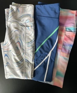 Girls DSG High-rise Full Length Tight Size M 10-12 Lot Of 3 - Picture 1 of 14