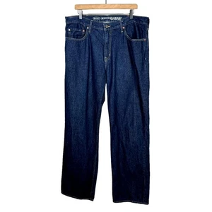 Old Navy 38x32 Men's Regular Standard Fit Dark Wash 100% Cotton Classic Jeans - Picture 1 of 7