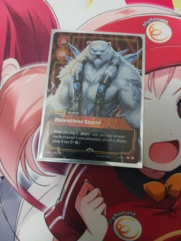 Volibear Relentless Storm Riftbound TCG RELEASE Promo Card 249/298 Foil English - Image 1 of 1