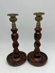 Vintage Jeanne Reed Barley Twist Kerzenständer - Bild 1 von 5