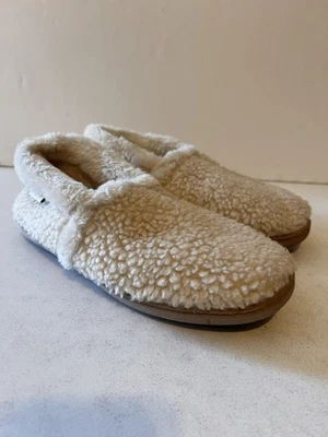 Zapatillas de piel de oveja suaves blancas para mujer MINNETONKA talla mediana (6,5-7,5) Foto 1 de 4