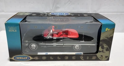 Welly 1963 Chevrolet Impala SS Convertible 1:18 Scale Diecast Black Never Opened - Image 1 of 4