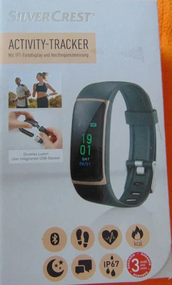 SILVERCREST® Activity Tracker(SAT90)schwarz Fitnessband Uhr - Bild 1 von 4