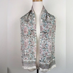 Seidentuch Ginnie Johansen Vintage Blumen - Bild 1 von 7