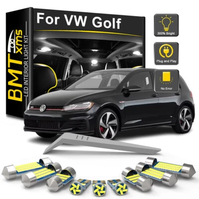 LED Interior Light Bulb Kit For Volkswagen VW Golf 3 4 5 6 7 1991-2016 2017 2018 Foto 1 de 4