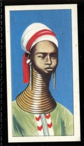 Tobacco Card, Ching, DO YOU KNOW, 1962, Where Women Grow Giraffe Necks, #2