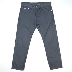 Hugo Boss Iowa Jeans 32 30 Pierna Recta Ligero Pantalones Gris 5 Bolsillos - Imagen 1 de 15