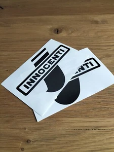 2x Lambretta innocenti I Scooter Stickers Decals Mod Vespa - Imagen 1 de 3