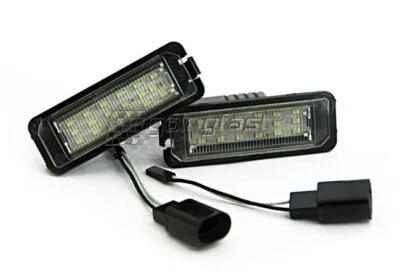 LED Number License Plate Lights For VW Golf MK4 MK5 MK6 Passat B6 CC EOS R32 4 5 - Image 1 of 4