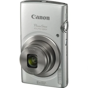 Canon PowerShot ELPH 180 HS / Canon IXUS 175 20MP Digital Camera Sliver 85% New - Picture 1 of 12