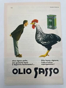 Clipping Ritaglio Pubblicità Advertising 1959 Olio Sasso - Picture 1 of 1