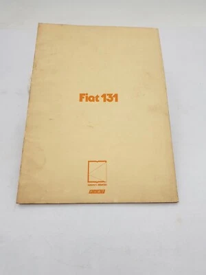 Manual de Taller Fiat 131e 131 Panorama Curso Técnico En Coche Edizi. 1981 - Imagen 1 de 4