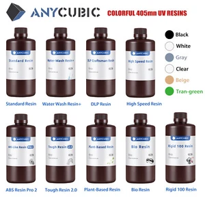 【Buy 3 Pay 2】ANYCUBIC Standard UV Resin Tough DLP ABS-Like Plant-Based Resin Lot - Picture 1 of 128