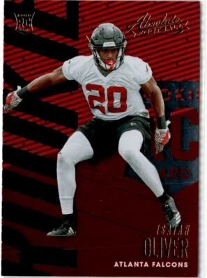 Isaiah Oliver RC Atlanta Falcons 2018 Panini Absolute #146 - Image 1 of 2