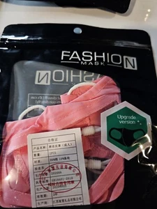 Pink Fashion Mask MM14 with window - Picture 1 of 4