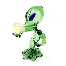 Aliens Hookah Bong Glass Pipe glass Glassware Water Pipes Smoking 6.5 Inch Usa