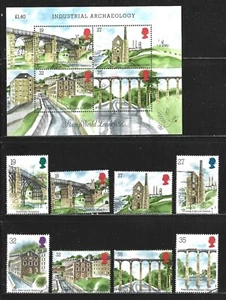 GREAT BRITAIN – 1989 – QEII COMMEMORATIVES - 4 ISSUES 22 STAMPS+SHEET– USED (2) - Picture 1 of 4