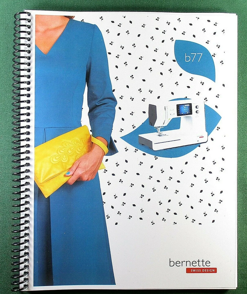 Bernette b77 Instruction Manual: Full Color & Protective Covers! - Image 1 of 1
