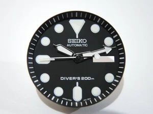 NEW BLACK DIAL,MINUTE TRACK,HANDS LARGE DIVERS SKX007-009 /SKX399 /NH36 /4R36 - Picture 1 of 6