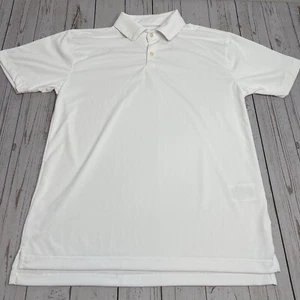 Columbia Golf Polo Shirt Short Sleeve Mens Size Medium White Fishing Hiking - Picture 1 of 5