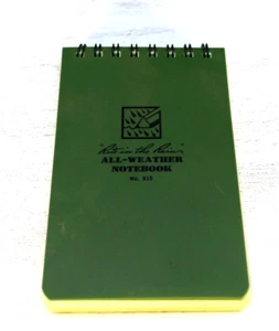 Rite in The Rain-JL Darling Pocket Notebook, 3" x 5", 50 Sheets, Green (935) - Picture 1 of 8